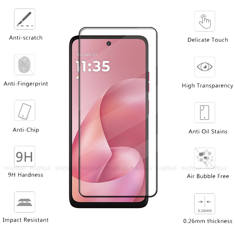 Phone Cases Moto G - 6-in-1 For Motorola Moto G57 Glass