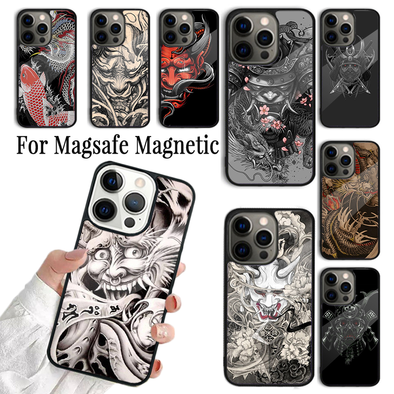 Phone Cases Japanese - Japanese Hannya Mask Phone Case Cover