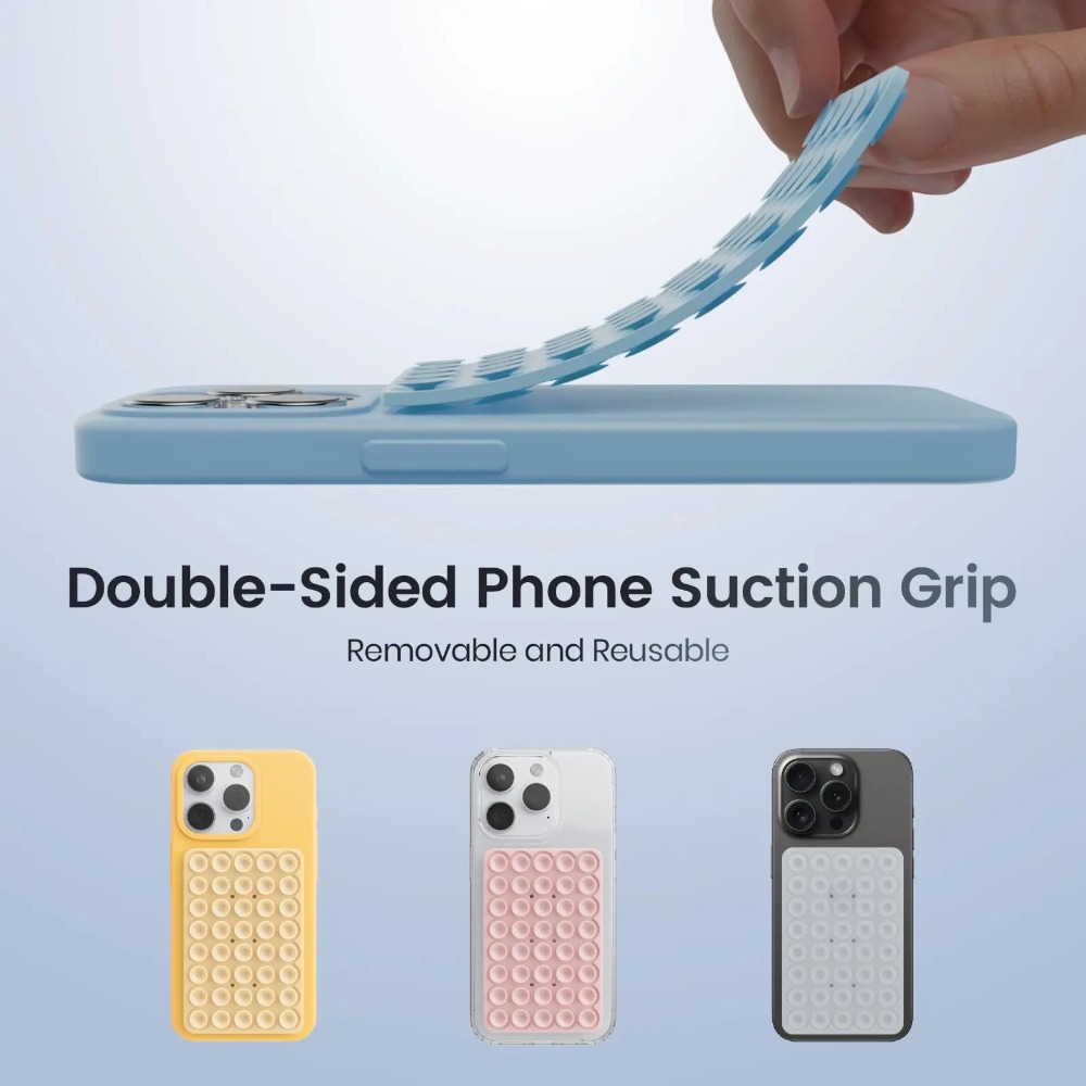 Phone Cases Video - Double Sided Silicone Suction Cup Phone