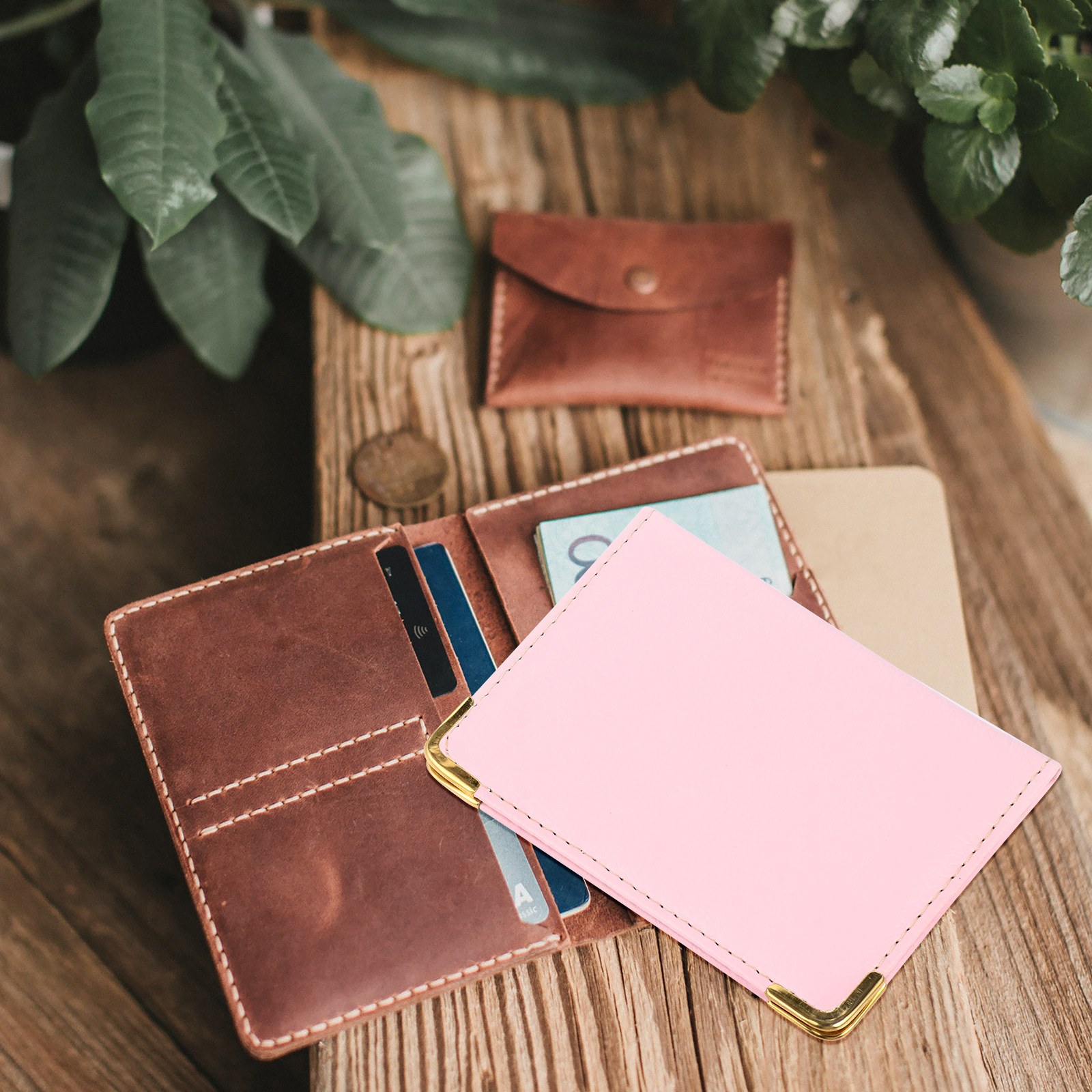 Card Holder Slim Case - 1pc Credit Sleeve Protective Holder For