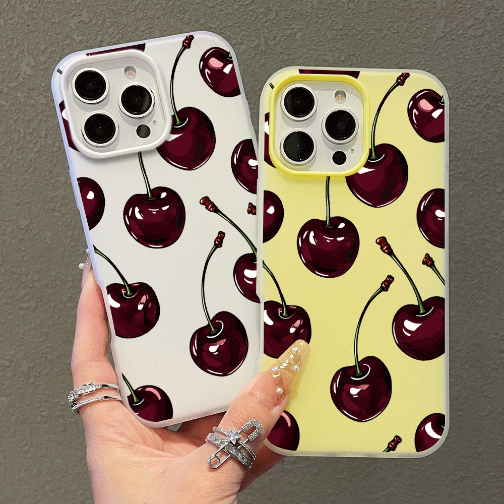 Phone Cases For Iphone 11 - INS Cheery Phone Case For iPhone