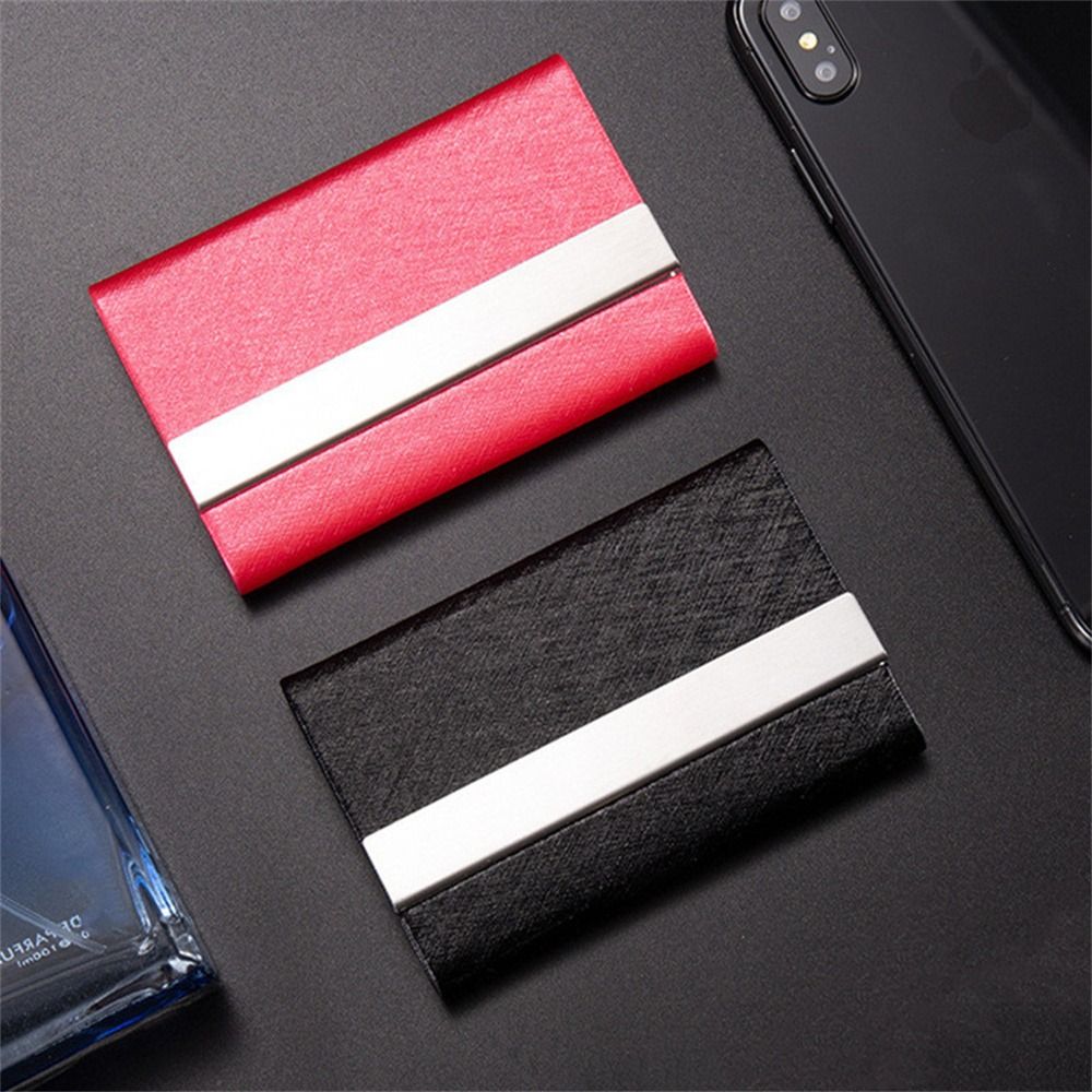 Card Holder Slim Case - Luxury PU Leather Business Card Case