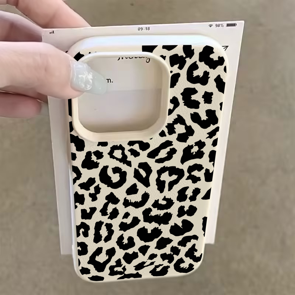 Leopard Print Leather Phone Ca - Phone Cases Leather のレビューと価格