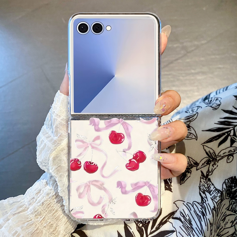 Cherry Bow Pattern Phone Case  - Phone Cases Z Fold 4 のレビューと価格