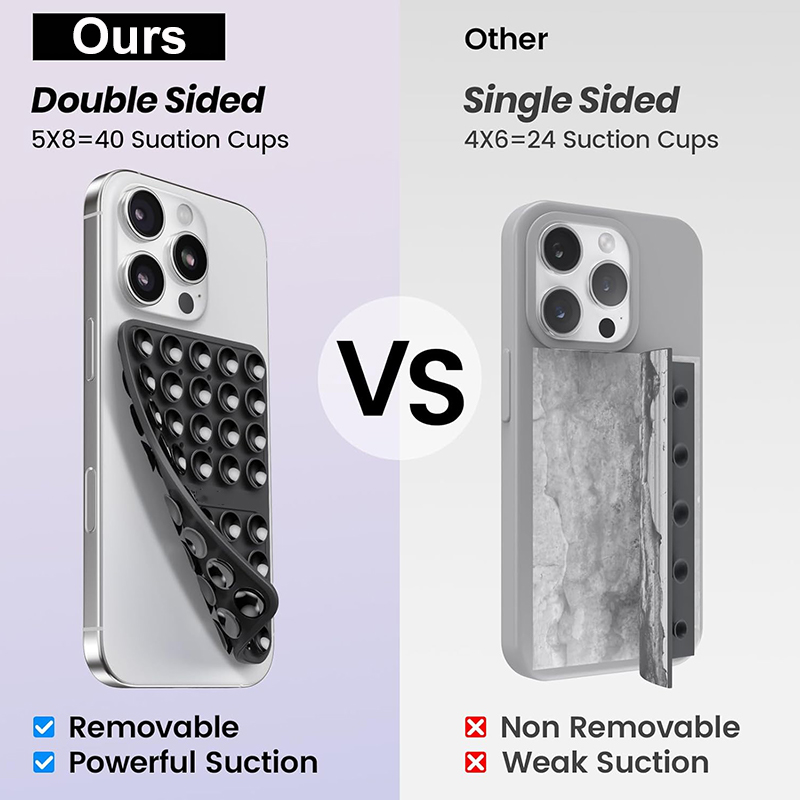 Silicone Double-Sided Suction  - Phone Cases Video のレビューと価格