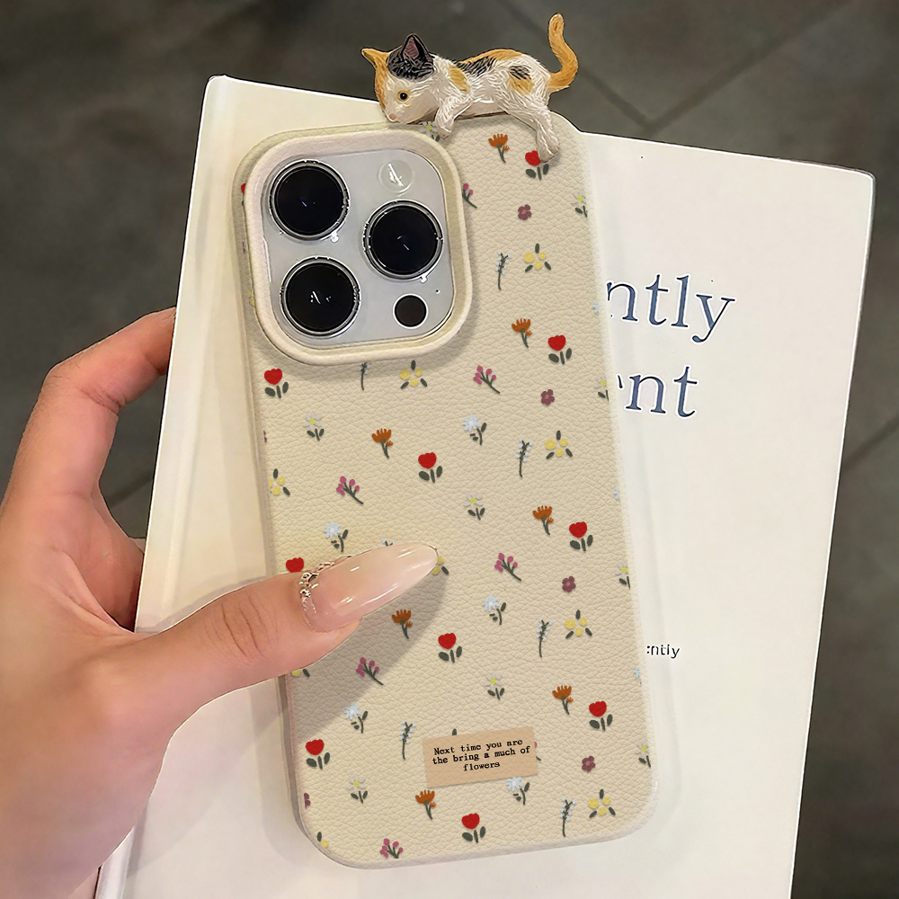 Cute Floral Soft Silicone Phon - Phone Cases Leather のレビューと価格