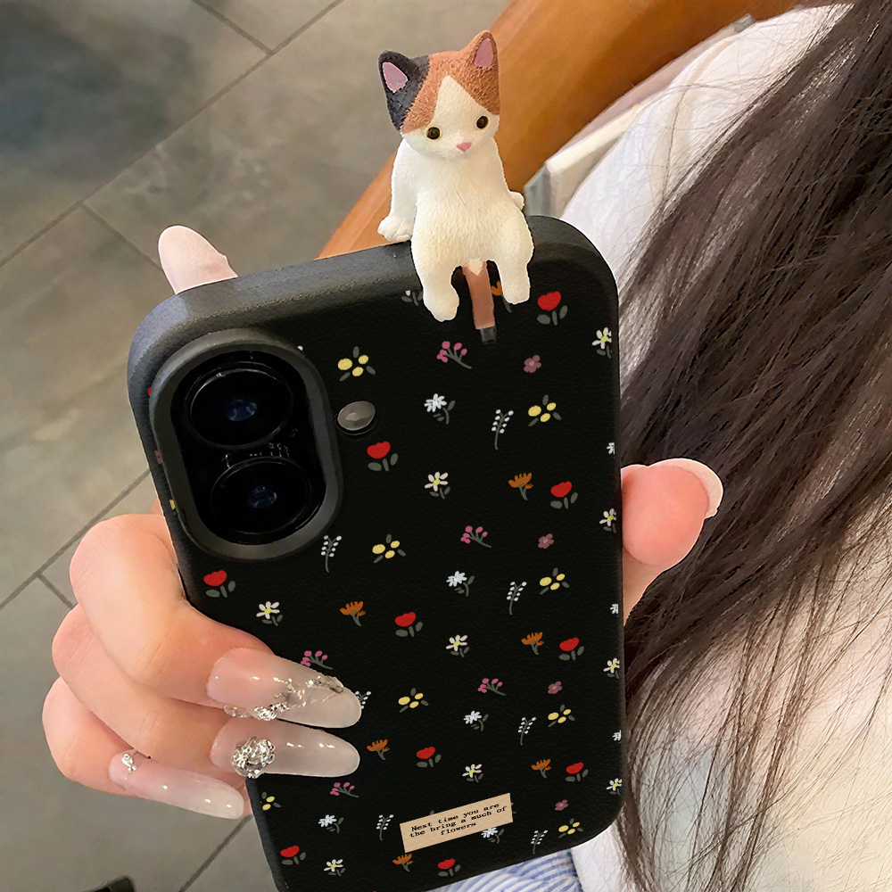 Cute Floral Soft Silicone Phon - Phone Cases Leather のレビューと価格