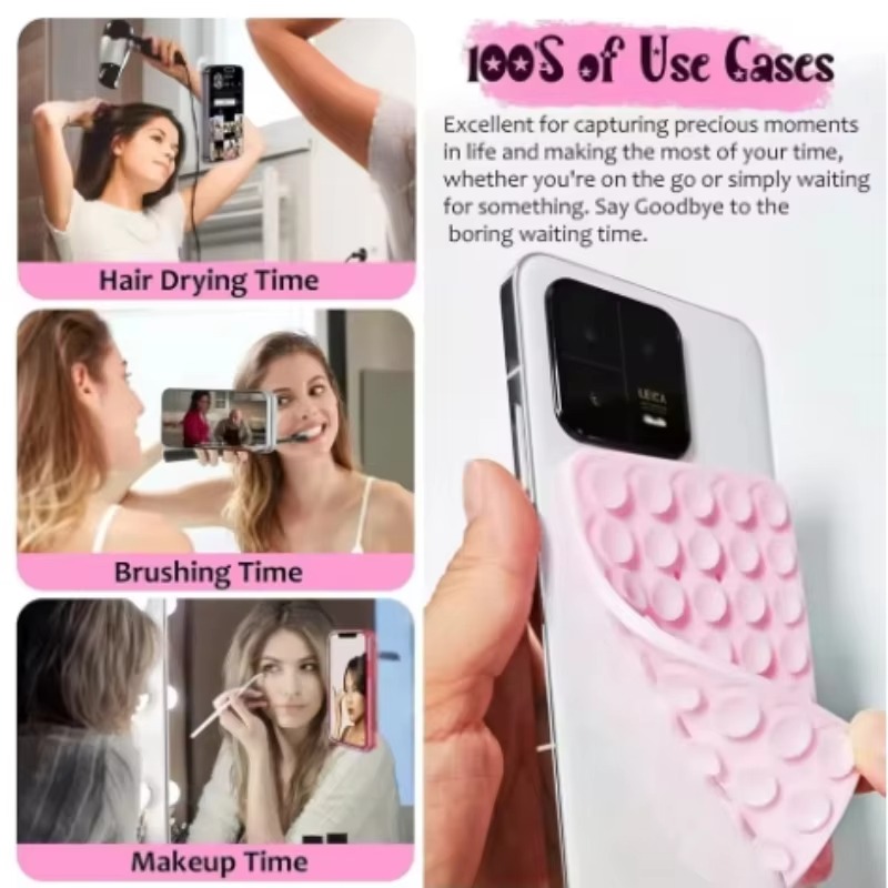 Silicone Suction Cup Phone Mou - Phone Cases Video のレビューと価格