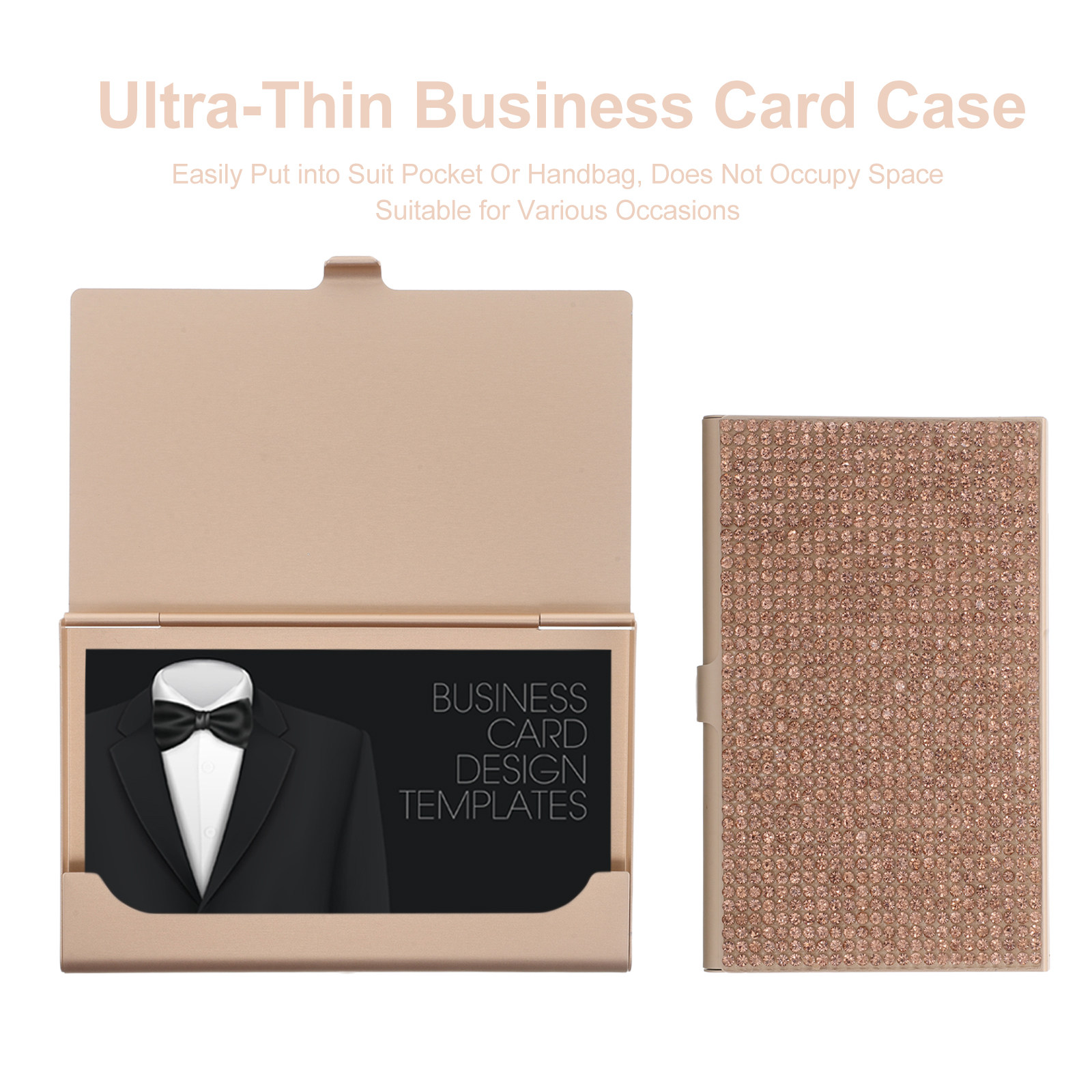 Portable Business Card Holder  - Card Holder Slim Case のレビューと価格