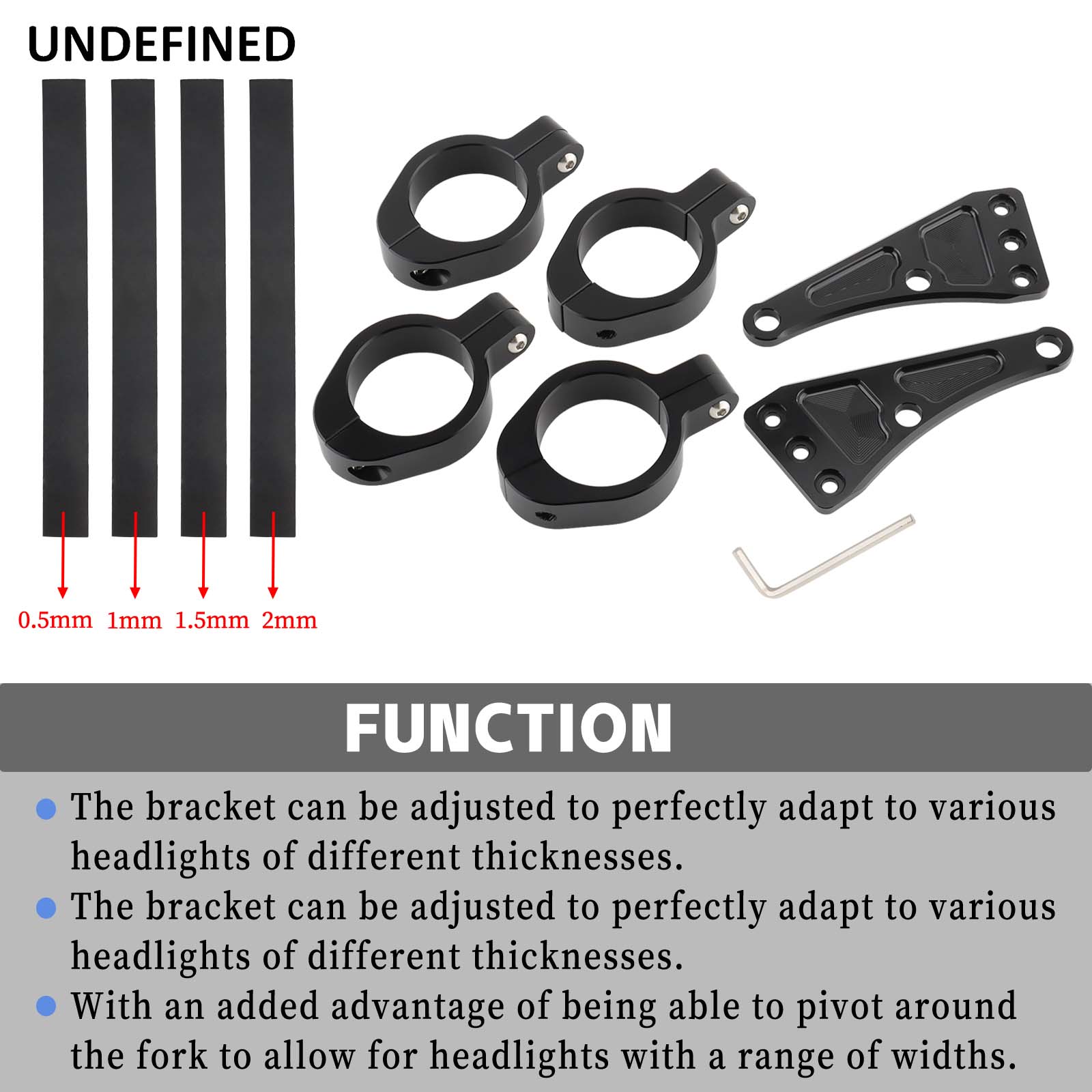 33mm-58mm Headlight Bracket Mo - Phone Cases Moto G のレビューと価格