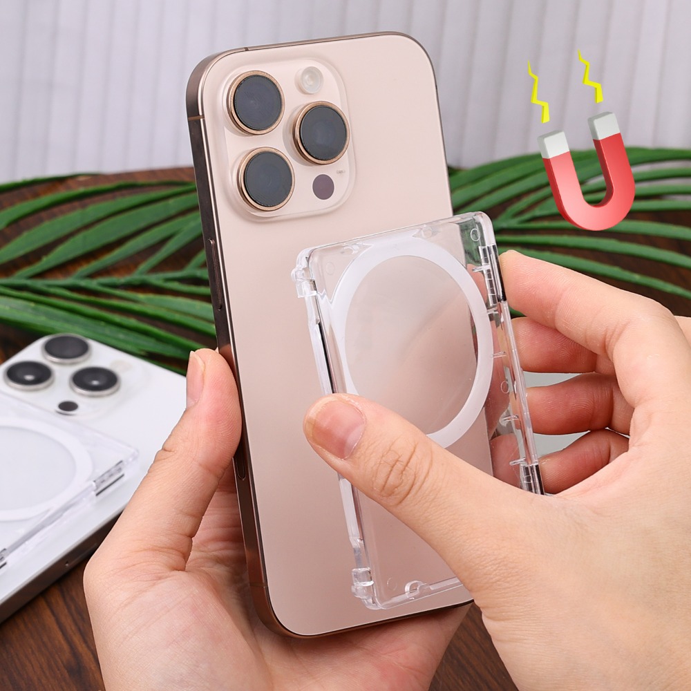 Transparent Magnetic Open Clos - Card Holder Slim Case のレビューと価格
