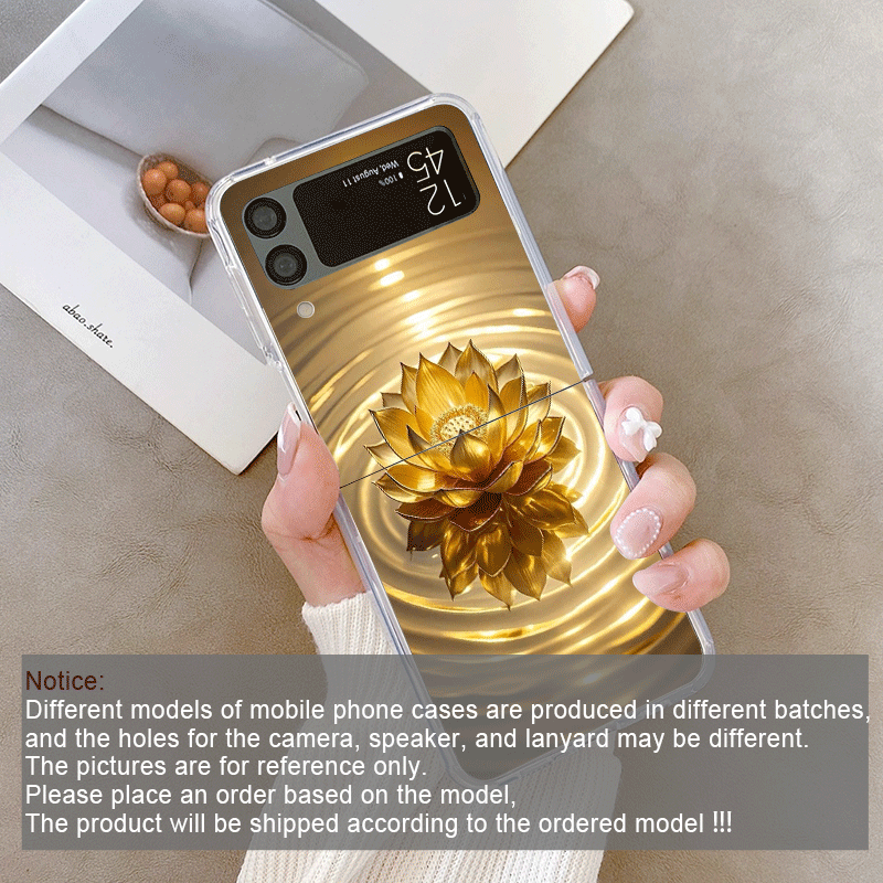 Creative Golden Lotus Flower P - Phone Cases Z Fold 4 のレビューと価格