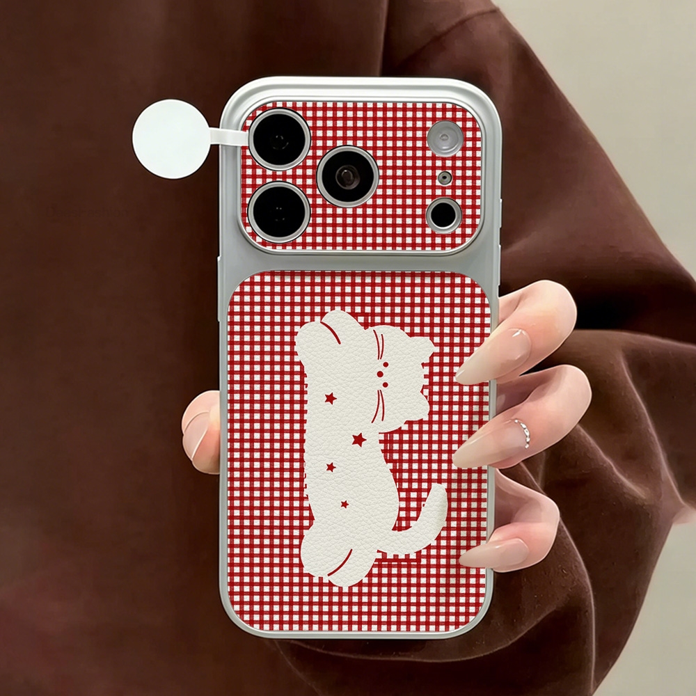 Leather Cute Pets Cat Pink Bac - Phone Cases Leather のレビューと価格