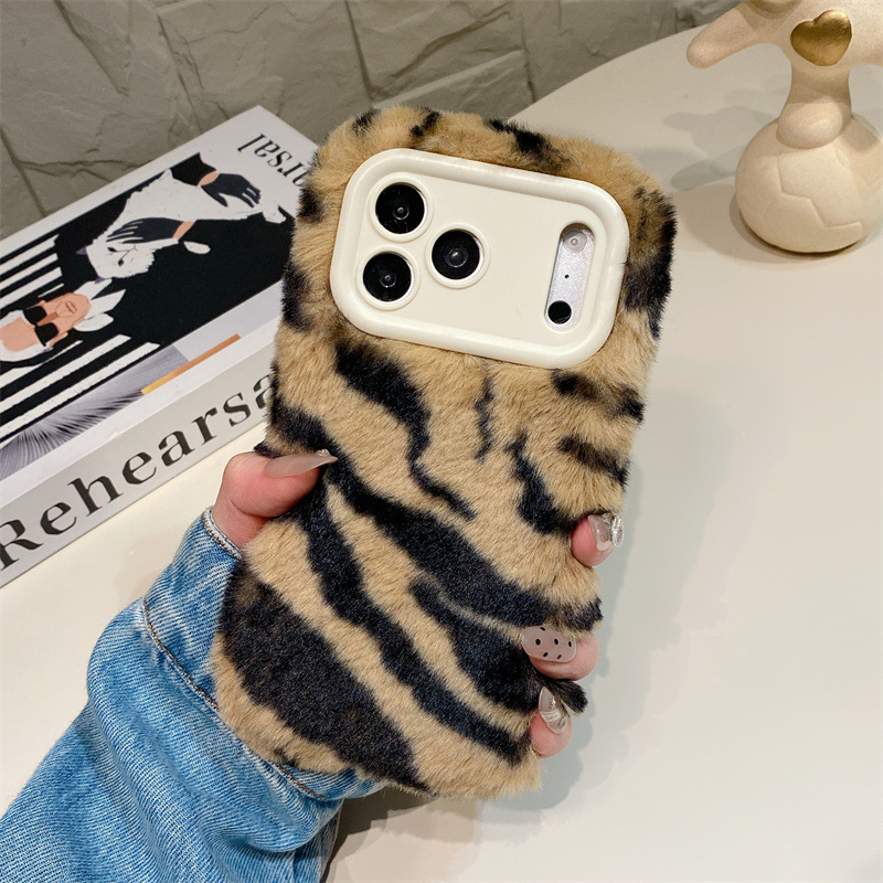 Luxury Zebra Pattern Fluffy Pl - Phone Cases For Iphone 11 のレビューと価格