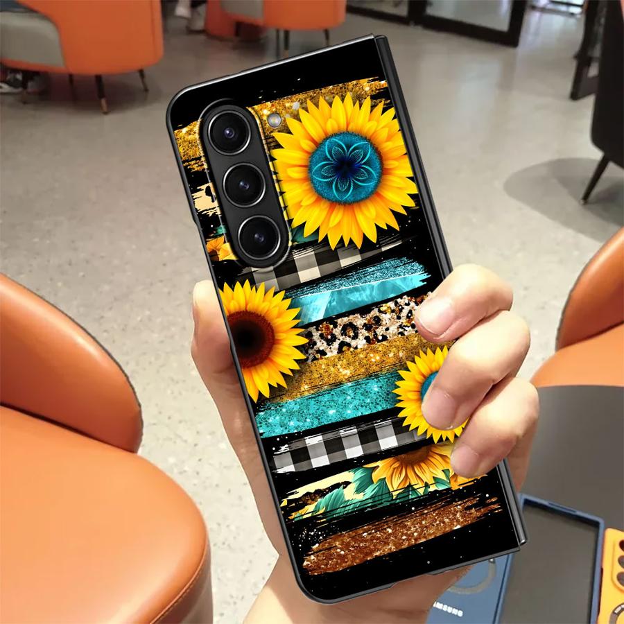 Zebra Striped Sunflower Back P - Phone Cases Z Fold 4 のレビューと価格