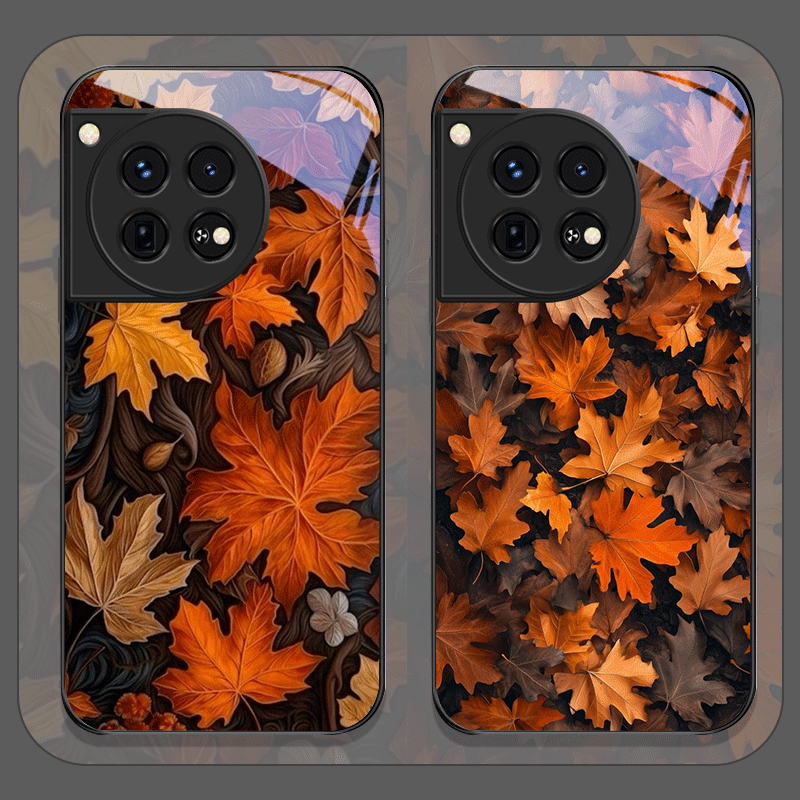 Hand-Painted Fall Maple Leaf P - Phone Cases Oneplus のレビューと価格