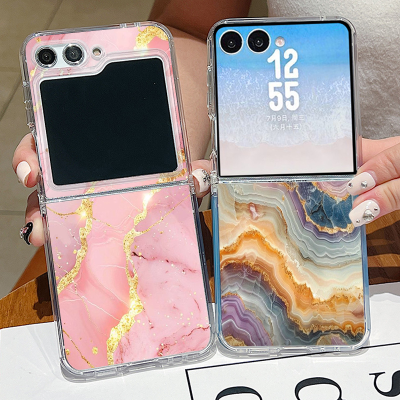 Colorful Marble Pattern Phone  - Phone Cases Z Fold 4 のレビューと価格