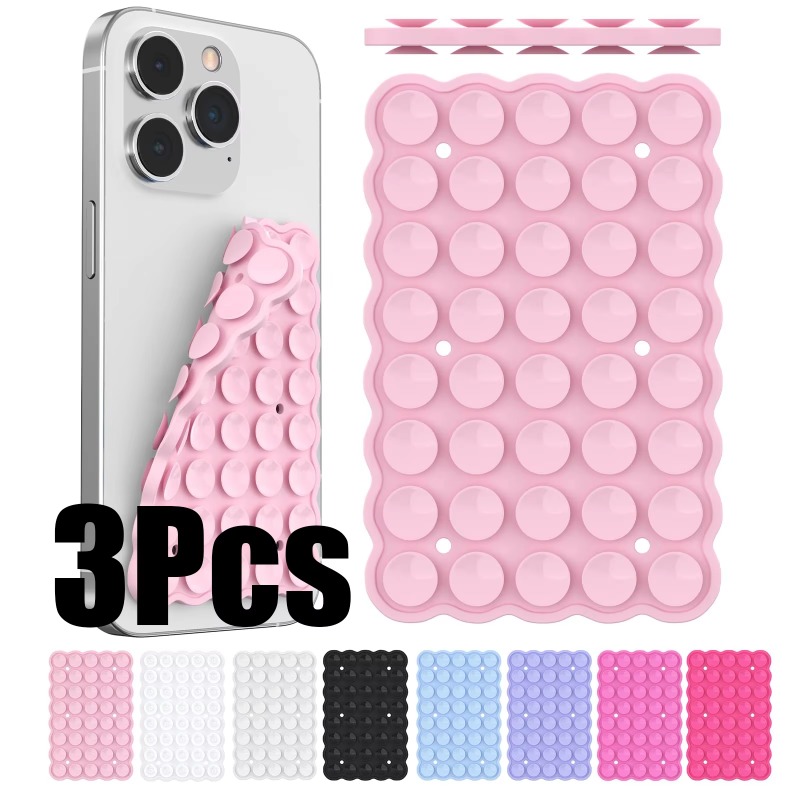 3PCS Silicone Suction Cup Phon - Phone Cases Video のレビューと価格