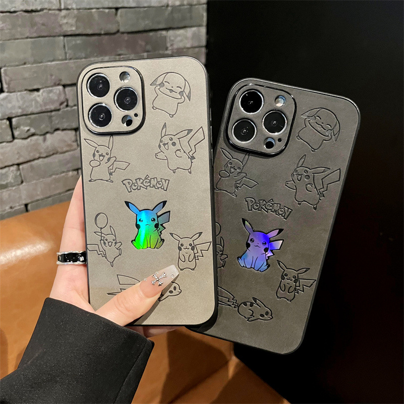 Cartoon Pikachu Faux Leather L - Phone Cases Leather のレビューと価格