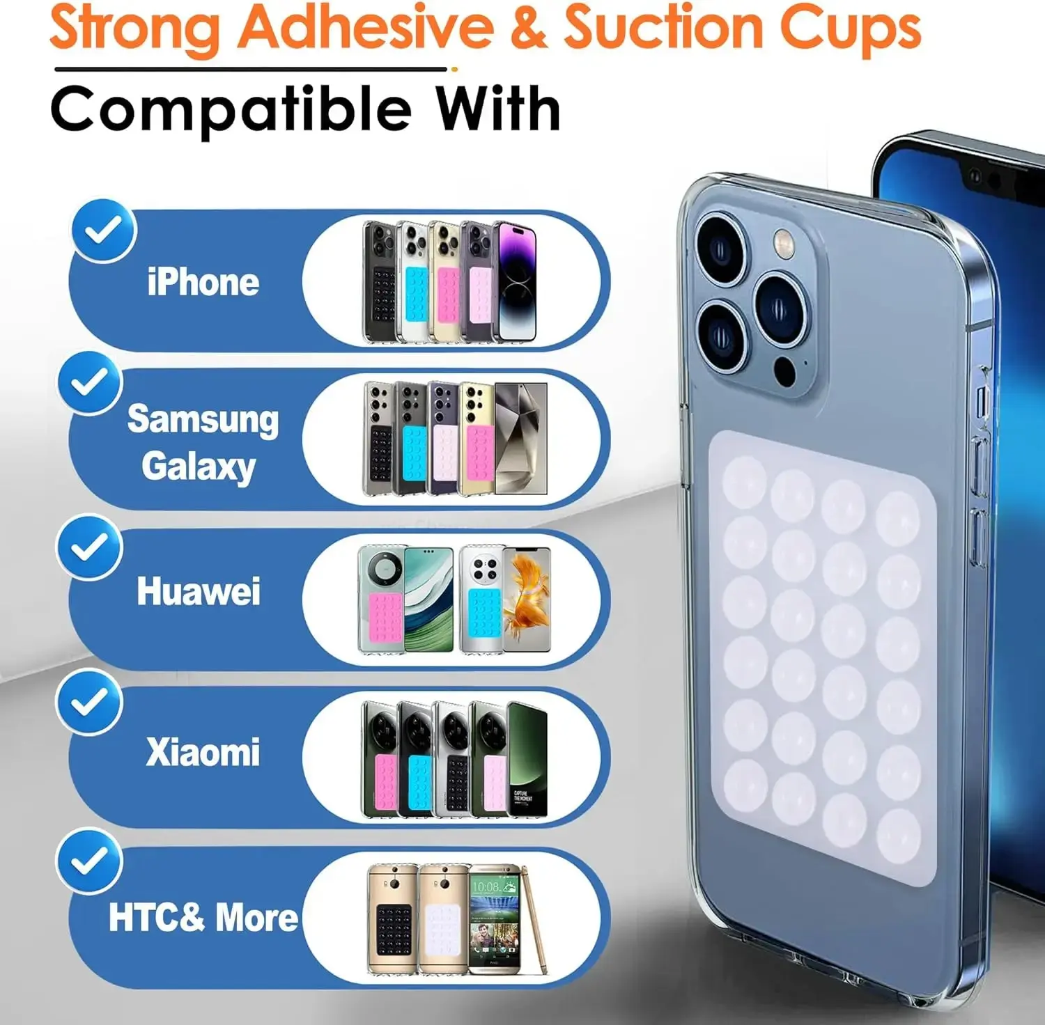 2PCS Silicone Suction Phone Ca - Phone Cases Video のレビューと価格