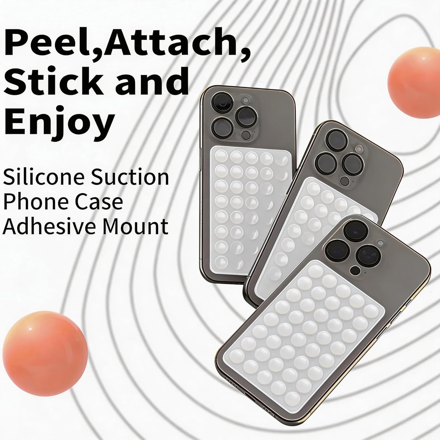2PCS Silicone Suction Phone Ca - Phone Cases Video のレビューと価格