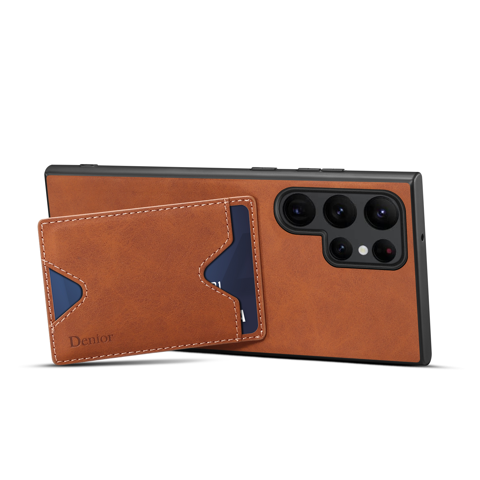 Denior Faux Leather Phone Case - Card Holder Slim Case のレビューと価格
