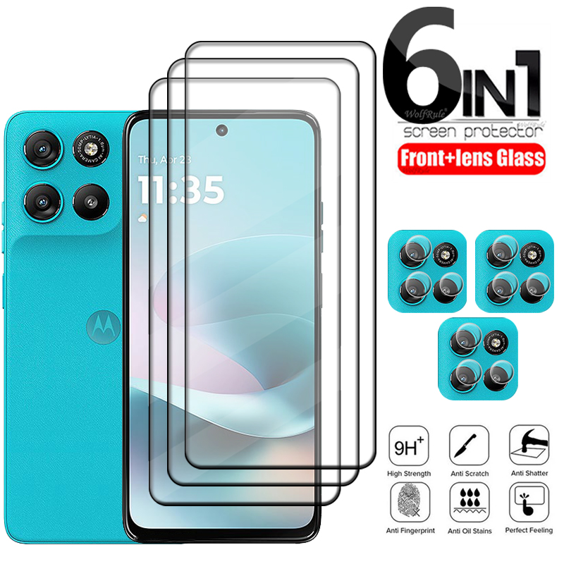 6-in-1 For Moto G67 Glass For  - Phone Cases Moto G のレビューと価格