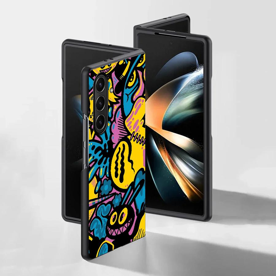Cartoon Graffiti Design Case f - Phone Cases Z Fold 4 のレビューと価格
