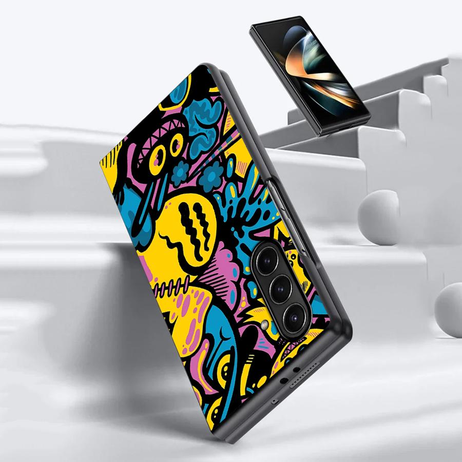 Cartoon Graffiti Design Case f - Phone Cases Z Fold 4 のレビューと価格