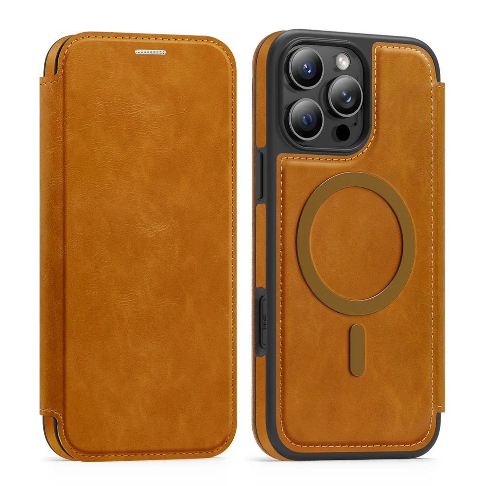 Magnetic Flip Leather Phone Ca - Card Holder Slim Case のレビューと価格