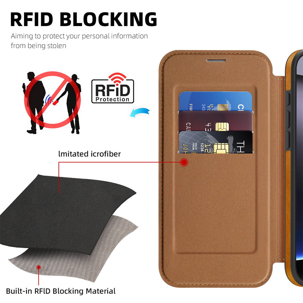 Magnetic Flip Leather Phone Ca - Card Holder Slim Case のレビューと価格