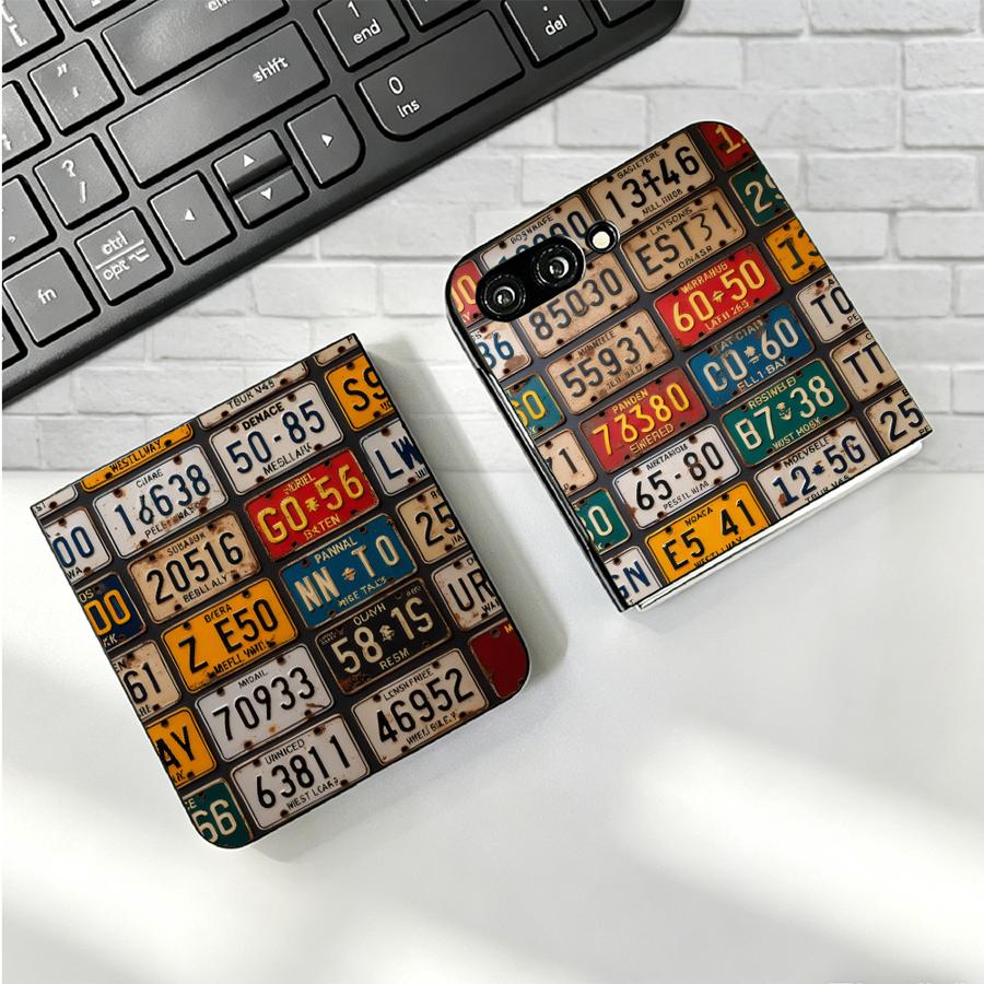 Retro License Plate Phone Cove - Phone Cases Z Fold 4 のレビューと価格