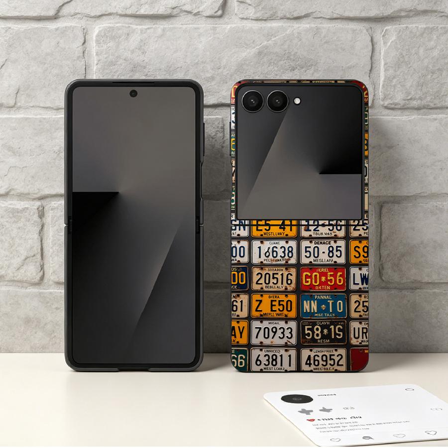 Retro License Plate Phone Cove - Phone Cases Z Fold 4 のレビューと価格