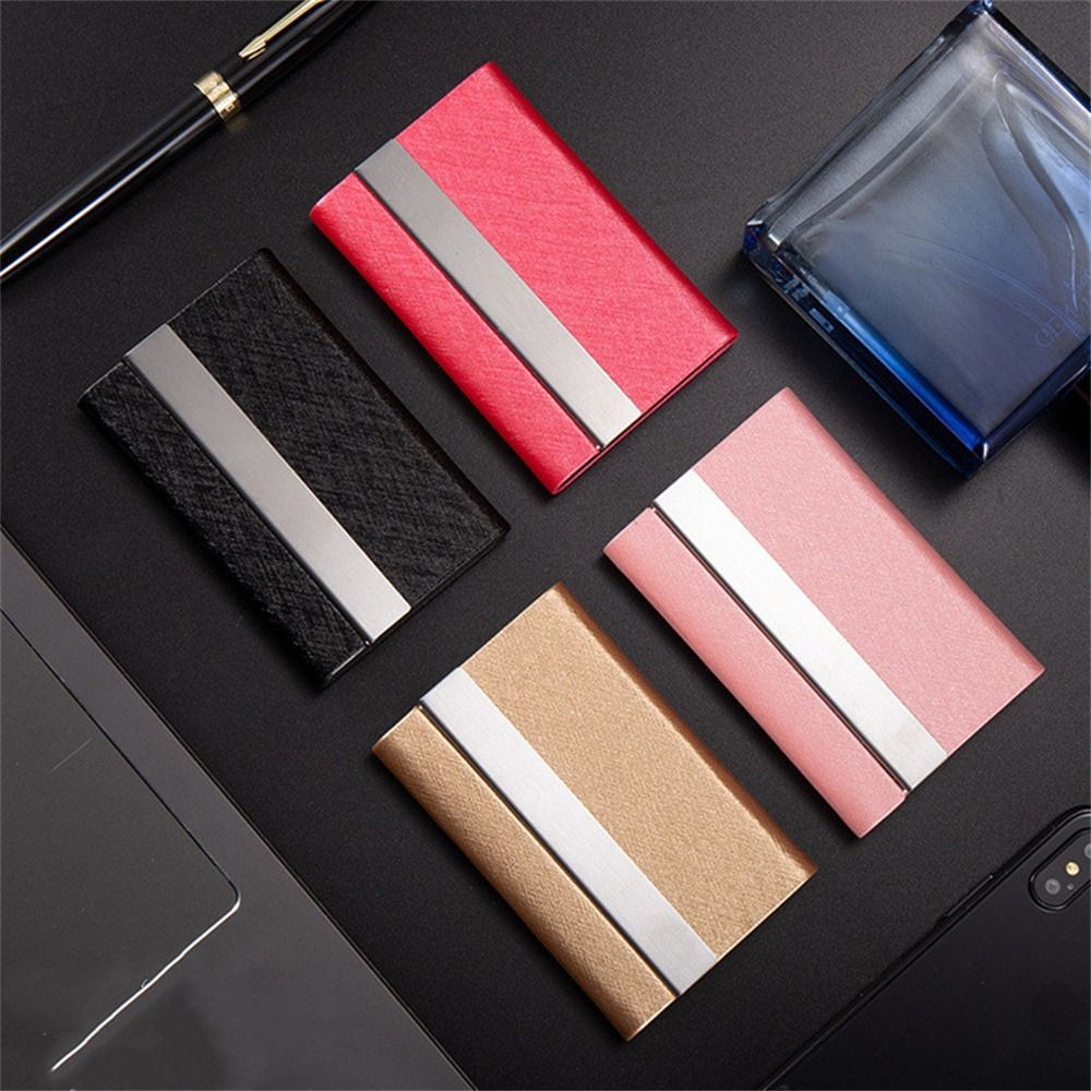 Luxury PU Leather Business Car - Card Holder Slim Case のレビューと価格