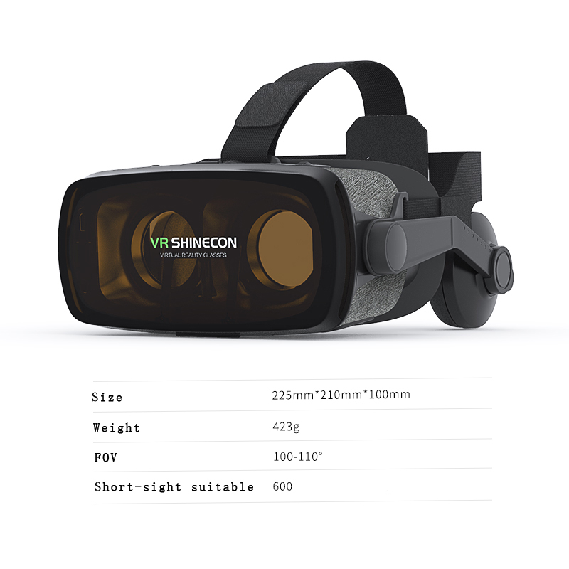 VR Shinecon Casque Viar 3D Gla - Phone Cases Video のレビューと価格