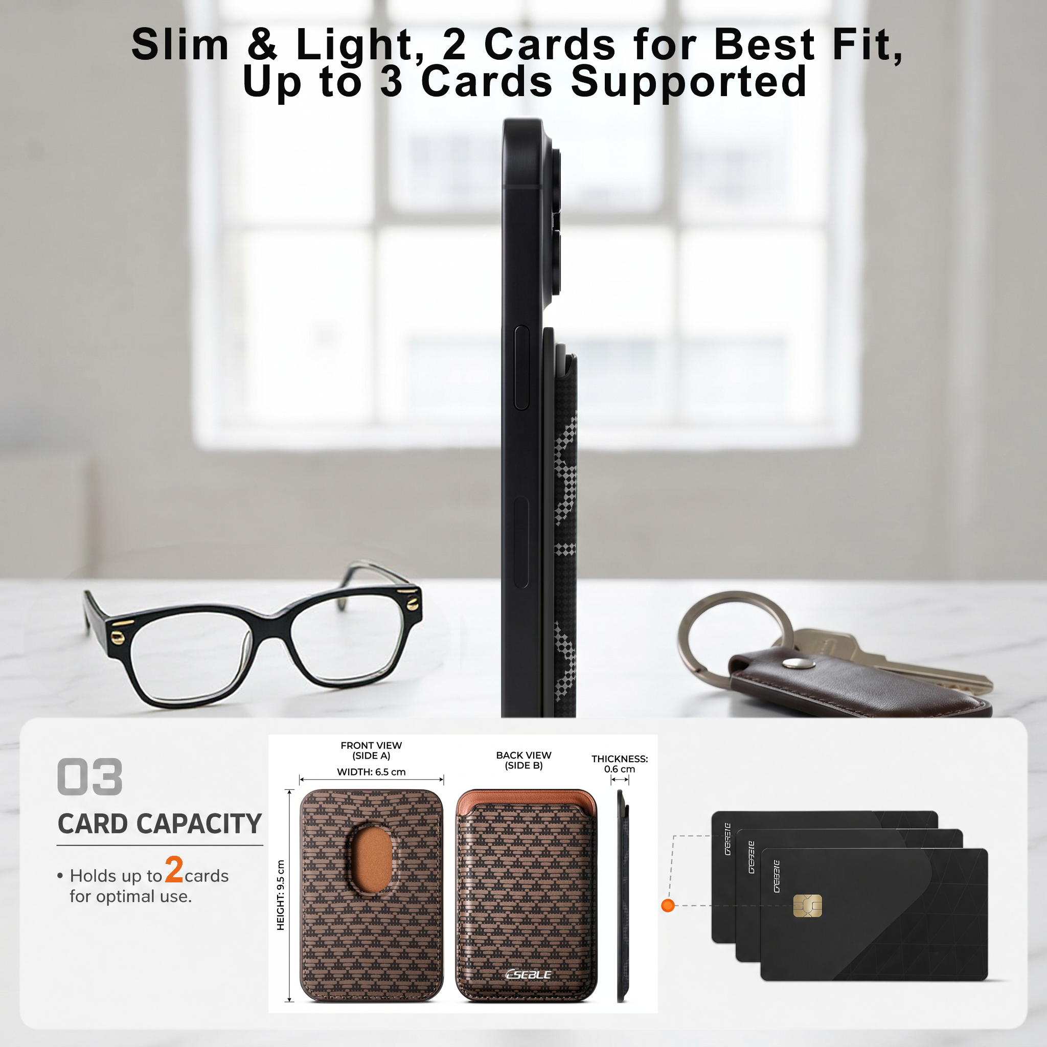 Strong Magnetic Slim Card Hold - Card Holder Slim Case のレビューと価格
