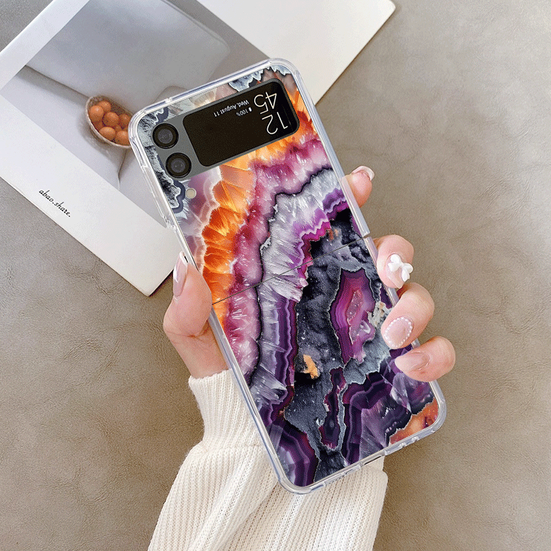 Artistic Colorful Marble Textu - Phone Cases Z Fold 4 のレビューと価格