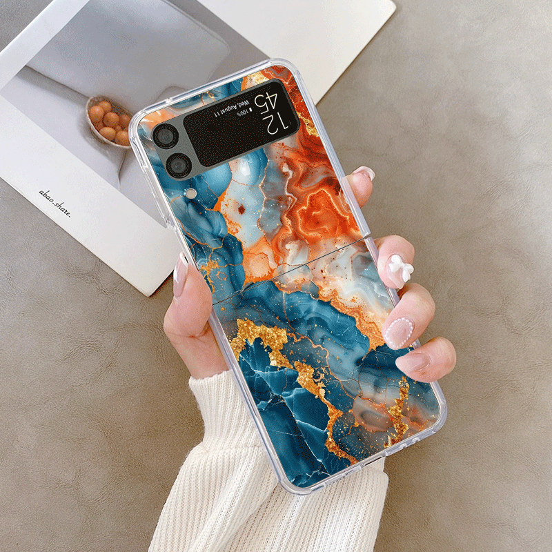 Artistic Colorful Marble Textu - Phone Cases Z Fold 4 のレビューと価格