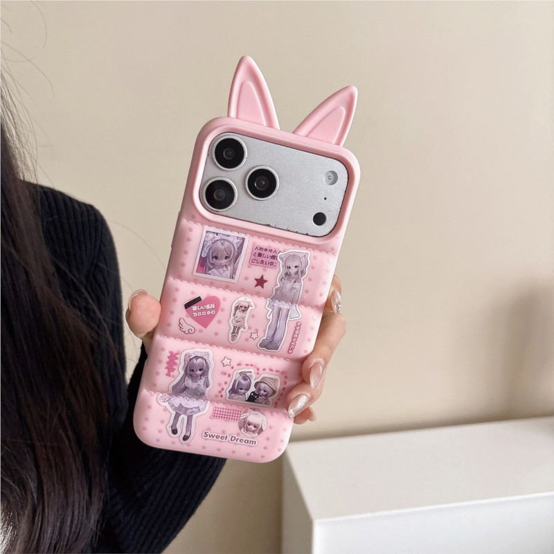 Japanese Y2K Cute Bunny Ear Ph - Phone Cases Japanese のレビューと価格