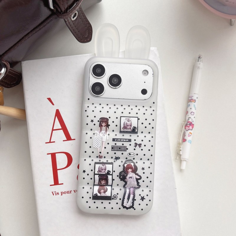 Japanese Y2K Cute Bunny Ear Ph - Phone Cases Japanese のレビューと価格